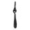Wrought Iron Tear Drop Cabinet/Drawer Pull - 1"